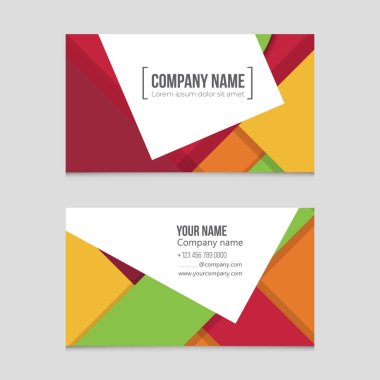 Soyut vektör düzen arka plan set. Sanat kalıp çizmek için, 