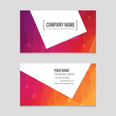 Soyut vektör düzen arka plan set. Sanat kalıp çizmek için, 