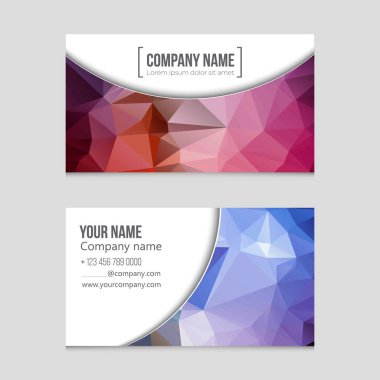 Soyut vektör düzen arka plan set. Sanat kalıp çizmek için, 