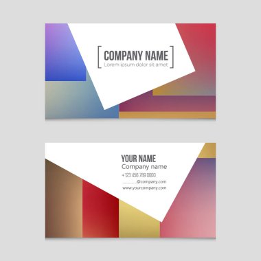 Soyut vektör düzen arka plan set. Sanat kalıp çizmek için, 