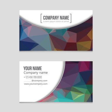 Soyut vektör düzen arka plan set. Sanat kalıp çizmek için, 