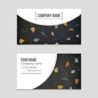 Soyut vektör düzen arka plan set. Sanat kalıp çizmek için, 