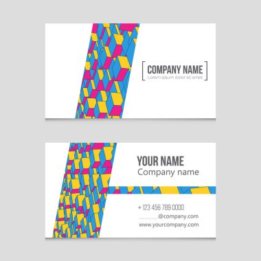 Soyut vektör düzen arka plan set. Sanat kalıp çizmek için, 