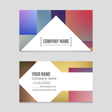 Soyut vektör düzen arka plan set. Sanat kalıp çizmek için, 