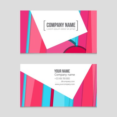 Soyut vektör düzen arka plan set. Sanat kalıp çizmek için, 