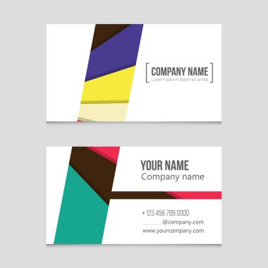 Soyut vektör düzen arka plan set. Sanat kalıp çizmek için, 