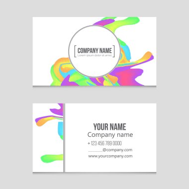 Soyut vektör düzen arka plan set. Sanat kalıp çizmek için, 