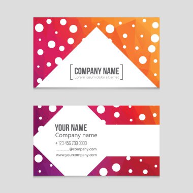 Soyut vektör düzen arka plan set. Sanat kalıp çizmek için, 