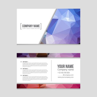 Soyut vektör düzen arka plan set. Sanat kalıp çizmek için, 