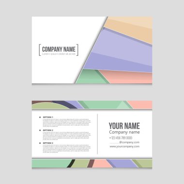 Soyut vektör düzen arka plan set. Sanat kalıp çizmek için, 