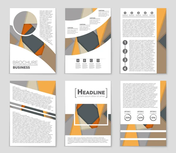 Ensemble d'arrière-plan vectoriel abstrait. Pour la conception de modèles d'art , — Image vectorielle