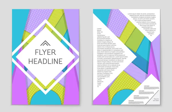 Conjunto de fundo de layout vetorial abstrato. Para design de modelo de arte , — Vetor de Stock