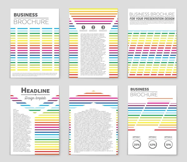 Abstraktes Layout Hintergrund gesetzt. — Stockvektor