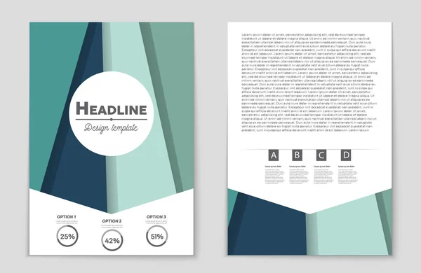 Set di sfondo astratto del layout vettoriale. Per la progettazione di modelli d'arte , — Vettoriale Stock