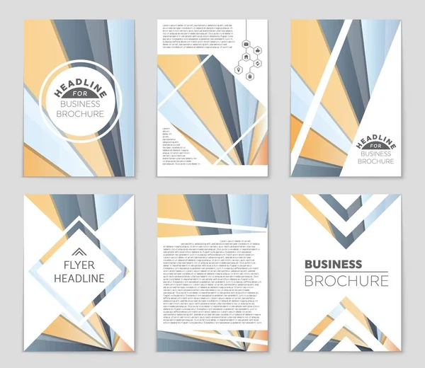 Abstract lay-out achtergrond instellen. — Stockvector