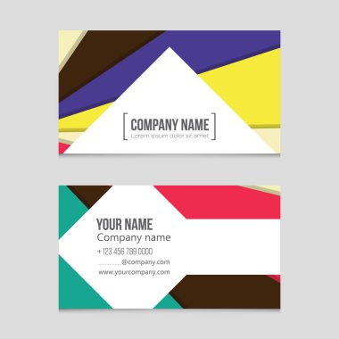 Soyut vektör düzen arka plan set. Sanat kalıp çizmek için, 