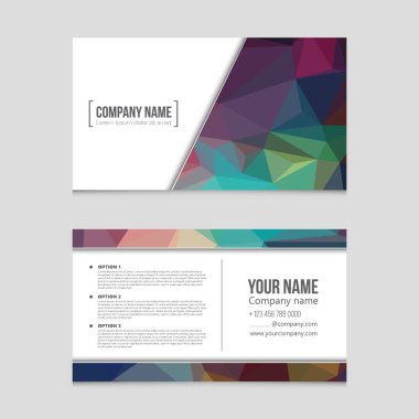 Soyut vektör düzen arka plan set. Sanat kalıp çizmek için, 