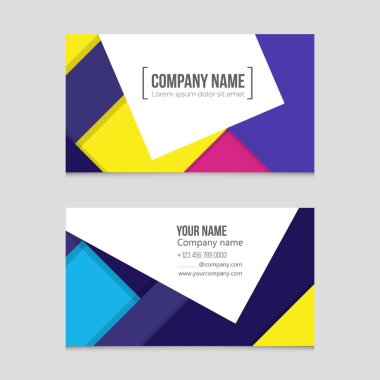 Soyut vektör düzen arka plan set. Sanat kalıp çizmek için, 