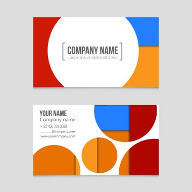 Soyut vektör düzen arka plan set. Sanat kalıp çizmek için, 