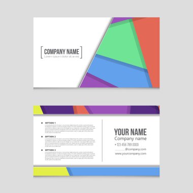 Soyut vektör düzen arka plan set. Sanat kalıp çizmek için, 