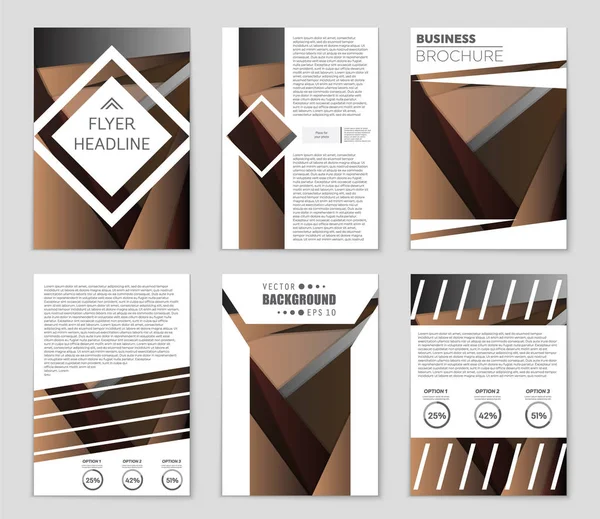 Abstract lay-out achtergrond instellen. — Stockvector