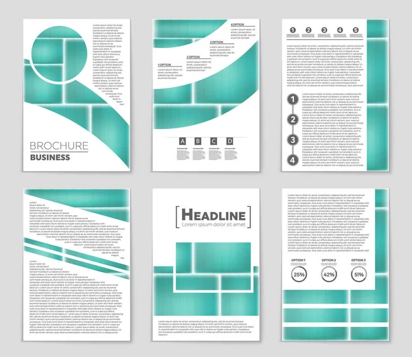 Set di sfondo astratto del layout vettoriale. Per la progettazione di modelli d'arte , — Vettoriale Stock