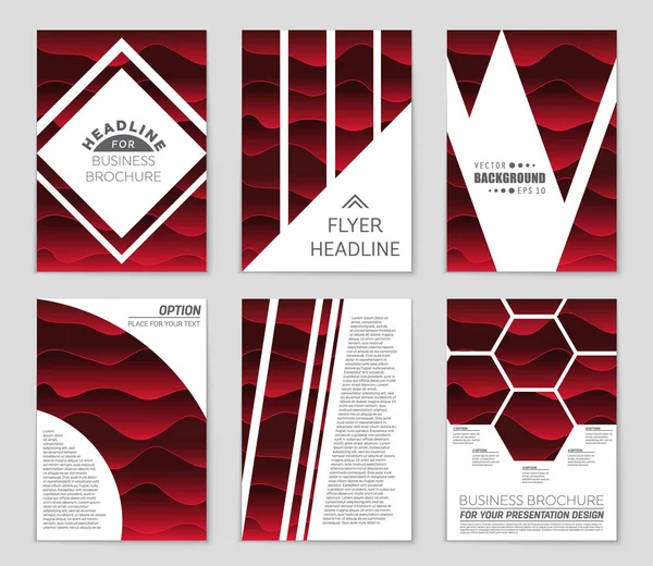 Ensemble d'arrière-plan vectoriel abstrait. Pour la conception de modèles d'art , — Image vectorielle