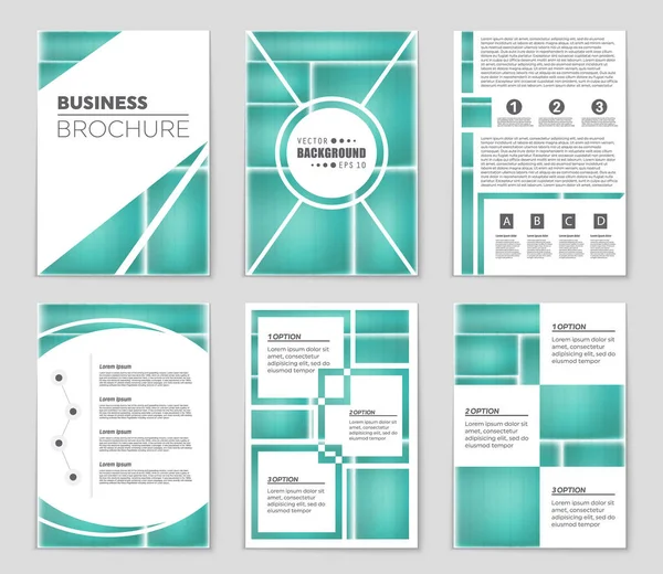 Set di sfondo astratto del layout vettoriale. Per la progettazione di modelli d'arte , — Vettoriale Stock