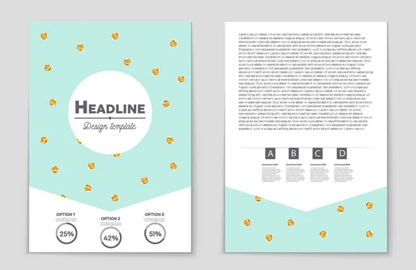 Set layout astratto sfondo — Vettoriale Stock