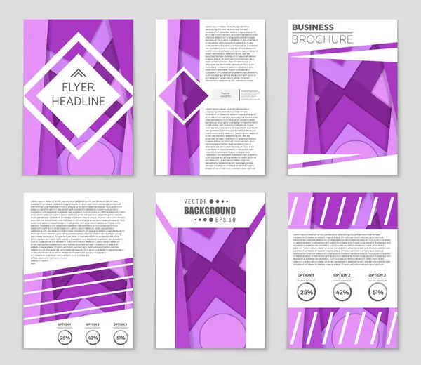 Conjunto de fundo de layout vetorial abstrato. Para design de modelo de arte , — Vetor de Stock