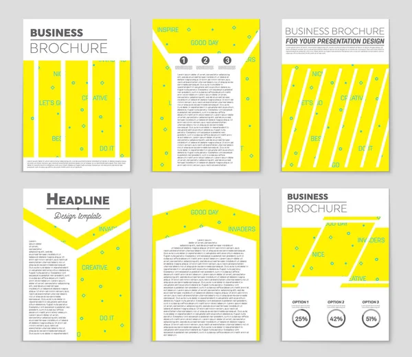 Hintergrundset für abstrakte Vektorlayouts. für Art Template Design, — Stockvektor