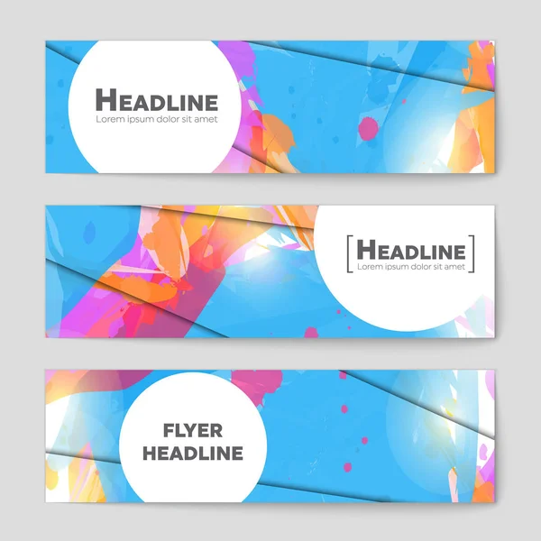 Conjunto de fundo de layout vetorial abstrato. Para design de modelo de arte , —  Vetores de Stock