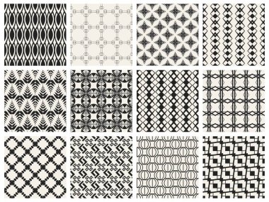 Tek renkli geometrik desen.