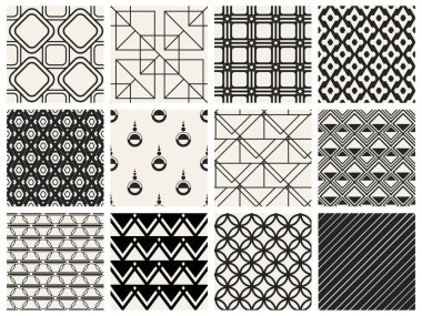 Tek renkli geometrik desen.