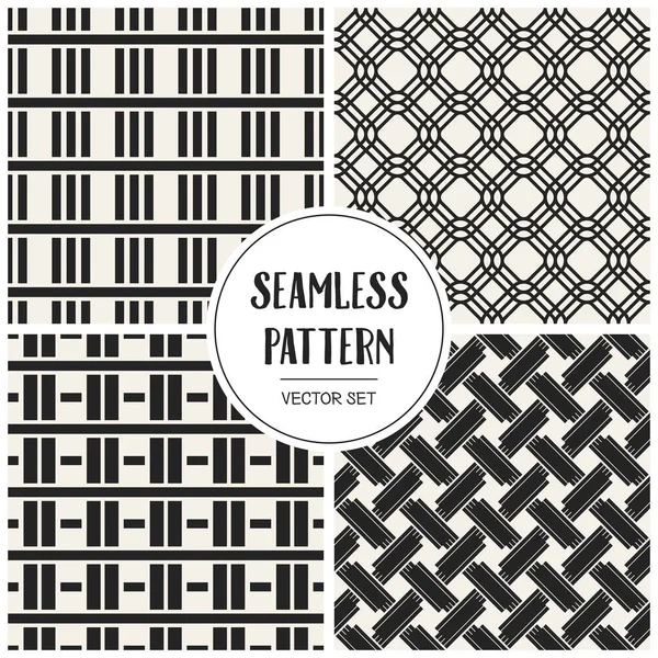 Soyut kavram vektör tek renkli geometrik desen. Siyah ve beyaz en az arka plan. Yaratıcı çizim şablonu. Sorunsuz şık doku. Duvar kağıdı, yüzey, web tasarım, tekstil, dekor için.