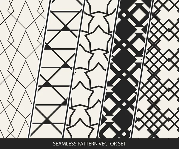 Concept abstrait vecteur monochrome motif géométrique. Fond minimal noir et blanc. Modèle d'illustration créatif. Texture élégante sans couture. Pour papier peint, surface, web design, textile, décor . — Image vectorielle