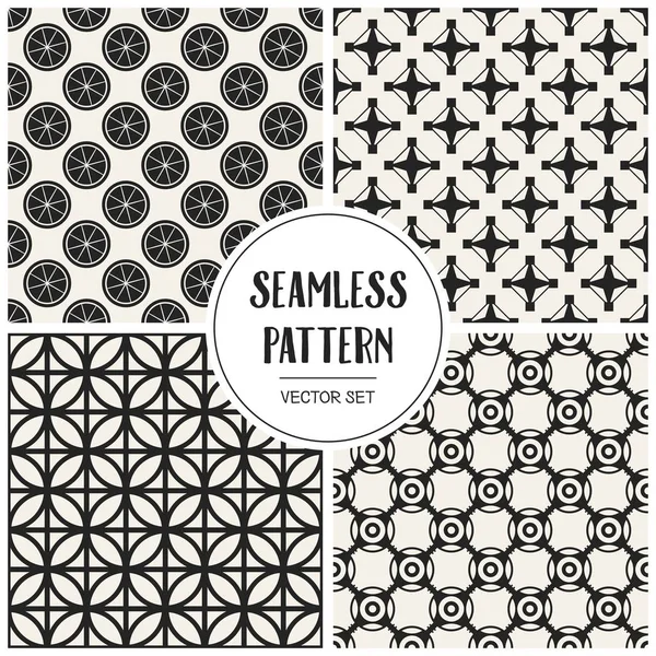 Soyut kavram vektör tek renkli geometrik desen. Siyah ve beyaz en az arka plan. Yaratıcı çizim şablonu. Sorunsuz şık doku. Duvar kağıdı, yüzey, web tasarım, tekstil, dekor için.