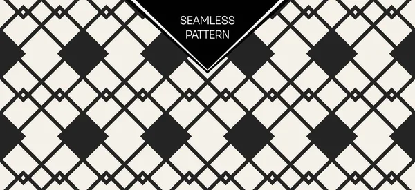 Soyut kavram vektör tek renkli geometrik desen. Siyah ve beyaz en az arka plan. Yaratıcı çizim şablonu. Sorunsuz şık doku. Duvar kağıdı, yüzey, web tasarım, tekstil, dekor için.