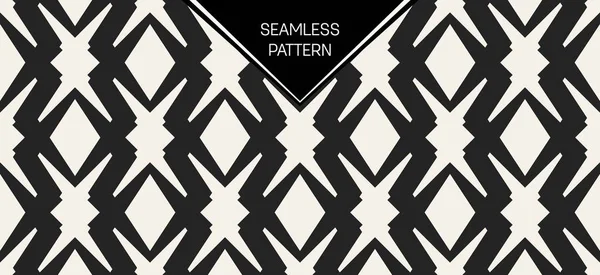 Soyut kavram vektör tek renkli geometrik desen. Siyah ve beyaz en az arka plan. Yaratıcı çizim şablonu. Sorunsuz şık doku. Duvar kağıdı, yüzey, web tasarım, tekstil, dekor için.