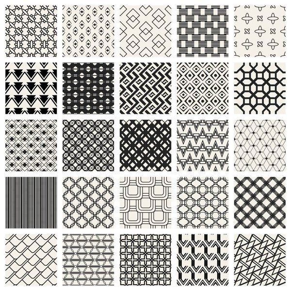 Abstract concept vector monochrome geometric pattern. Black and white minimal background. Creative illustration template. Seamless stylish texture. For wallpaper, surface, web design, textile, decor.