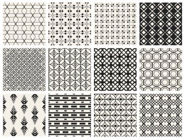 Tek renkli geometrik desen.