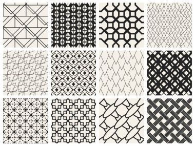 Tek renkli geometrik desen.