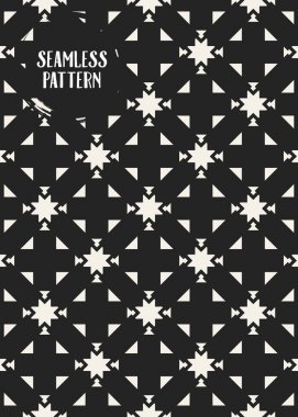 Tek renkli geometrik desen.