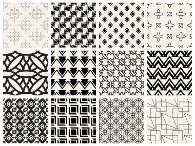 Tek renkli geometrik desen.