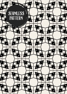 Tek renkli geometrik desen.