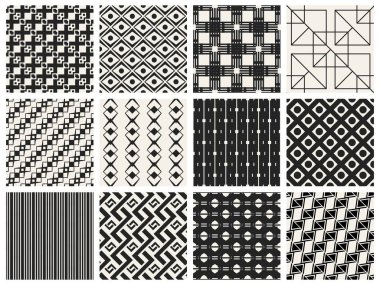 Tek renkli geometrik desen.