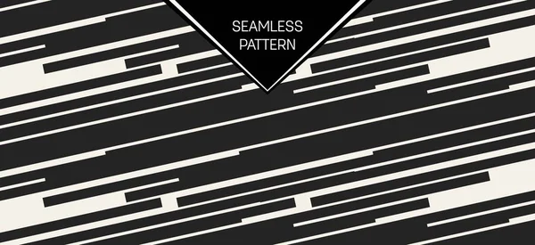 Soyut kavram vektör tek renkli geometrik desen. Siyah ve beyaz en az arka plan. Yaratıcı çizim şablonu. Sorunsuz şık doku. Duvar kağıdı, yüzey, web tasarım, tekstil, dekor için.