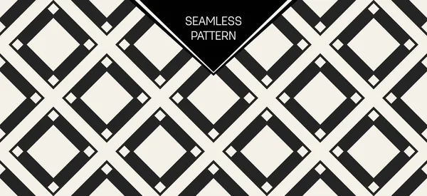 Soyut kavram vektör tek renkli geometrik desen. Siyah ve beyaz en az arka plan. Yaratıcı çizim şablonu. Sorunsuz şık doku. Duvar kağıdı, yüzey, web tasarım, tekstil, dekor için.