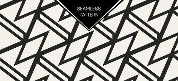 Soyut kavram vektör tek renkli geometrik desen. Siyah ve beyaz en az arka plan. Yaratıcı çizim şablonu. Sorunsuz şık doku. Duvar kağıdı, yüzey, web tasarım, tekstil, dekor için.