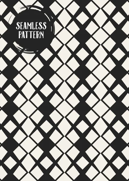 Patrón geométrico monocromo. — Vector de stock